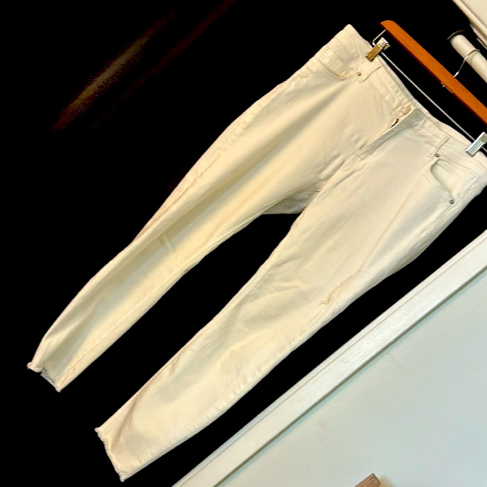 White H&M Stretch Jeans